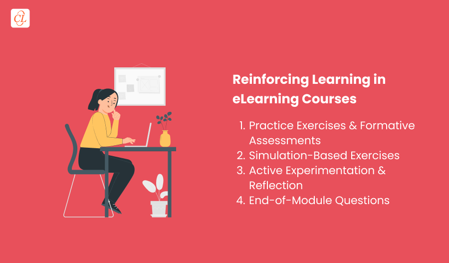 Reinforcing Learning in eLearning Courses