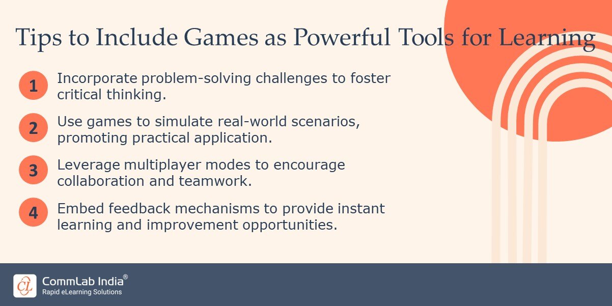 Tips to Include Games in Learning