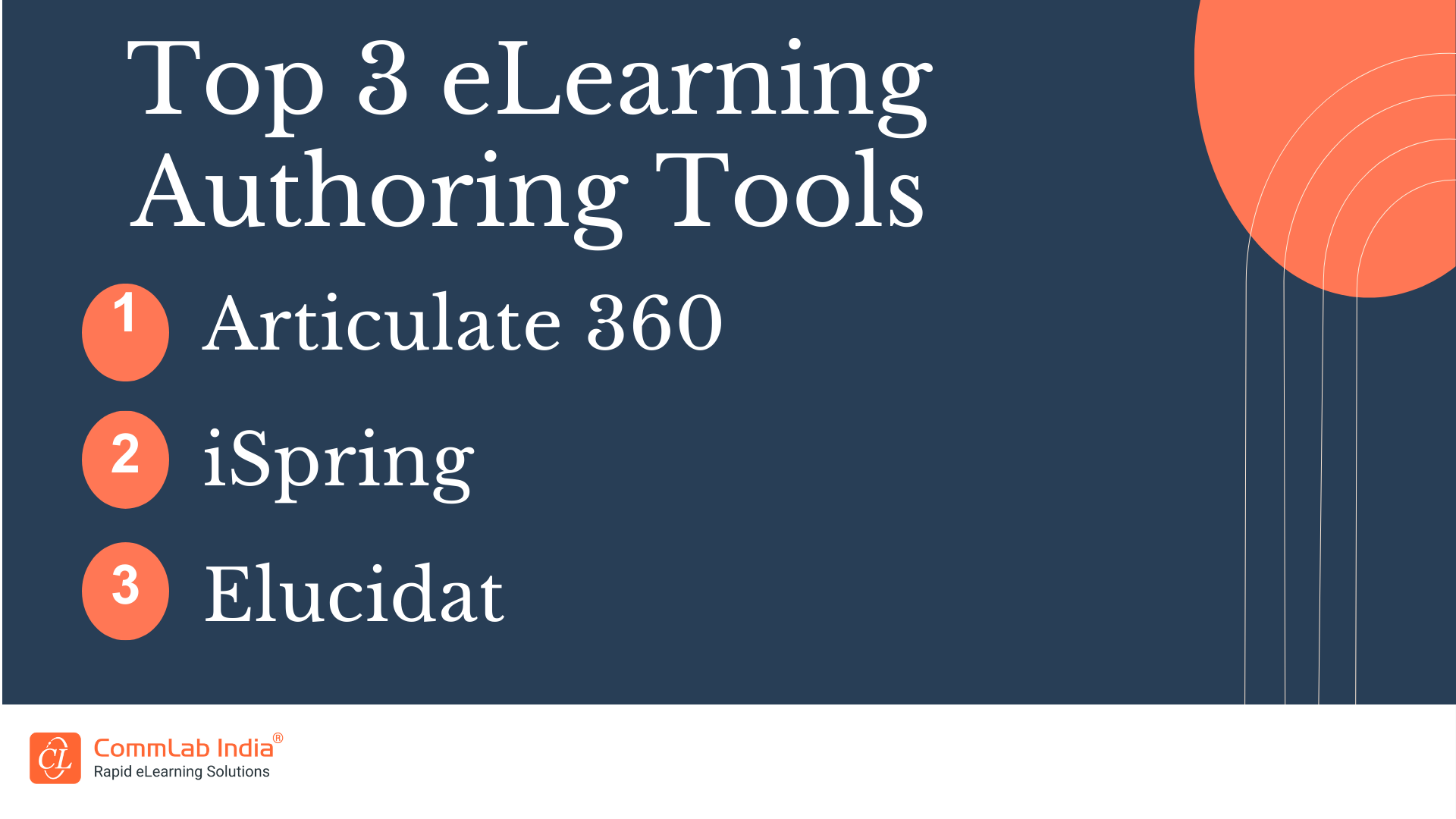 Top 3 eLearning Authoring Tools