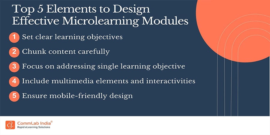 Top 5 Elements to Design Effective Microlearning Modules
