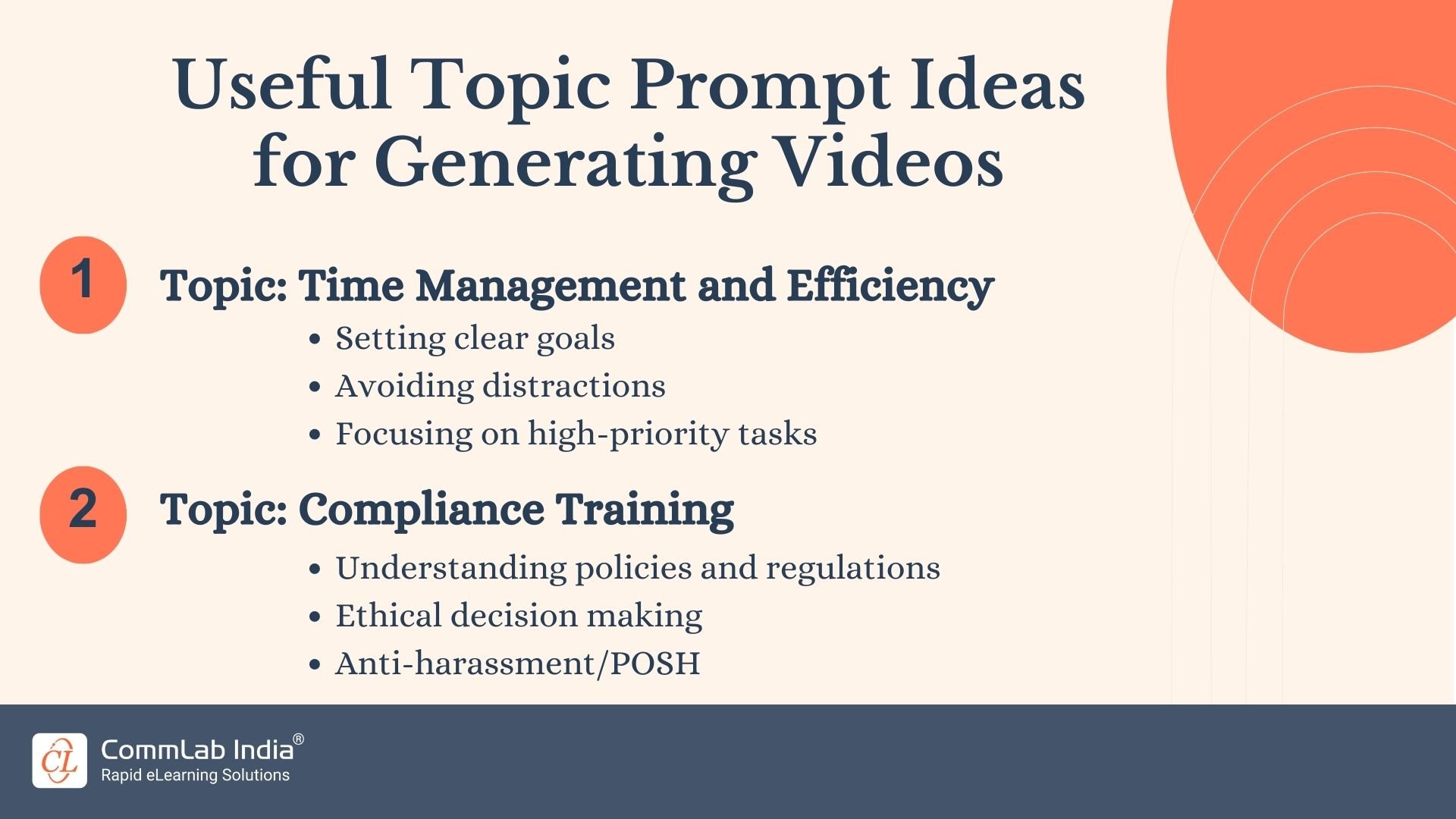 Useful Prompt Ideas for Generating Videos