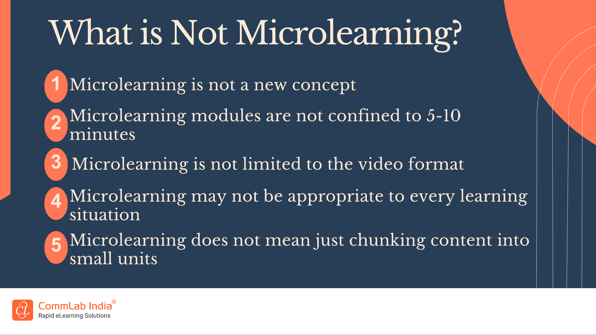 What is Not Microlearning