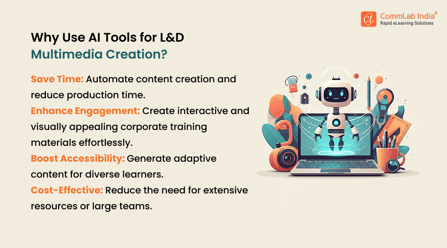 Why Use AI Tools for L&D Multimedia Creation