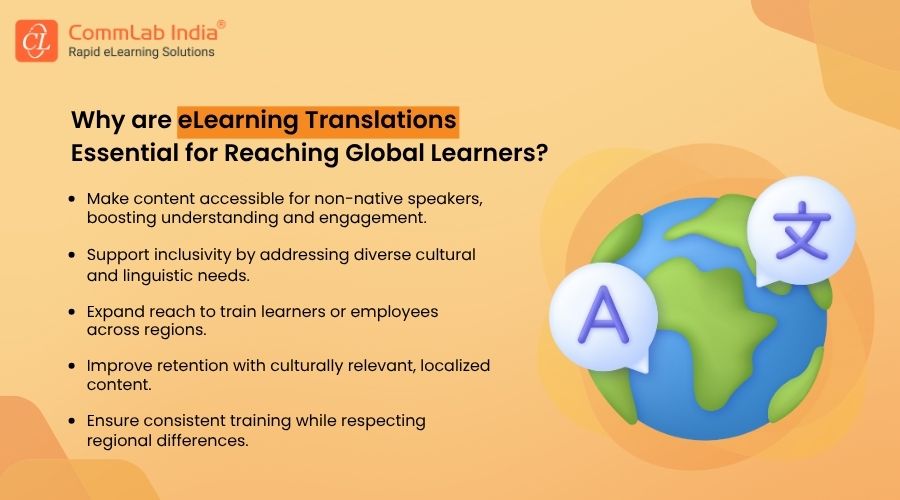 Why are eLearning Translations Essential for Reaching Global Learners