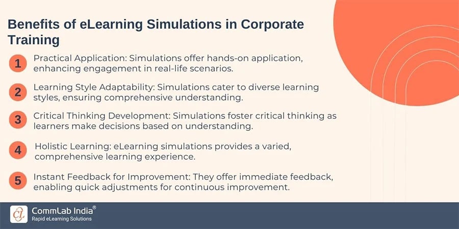 Benefits of eLearning Simulations in Corporate Training