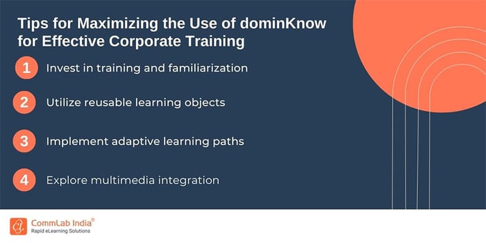 Tips for Maximizing the Use of dominKnow for Effective Corporate Training