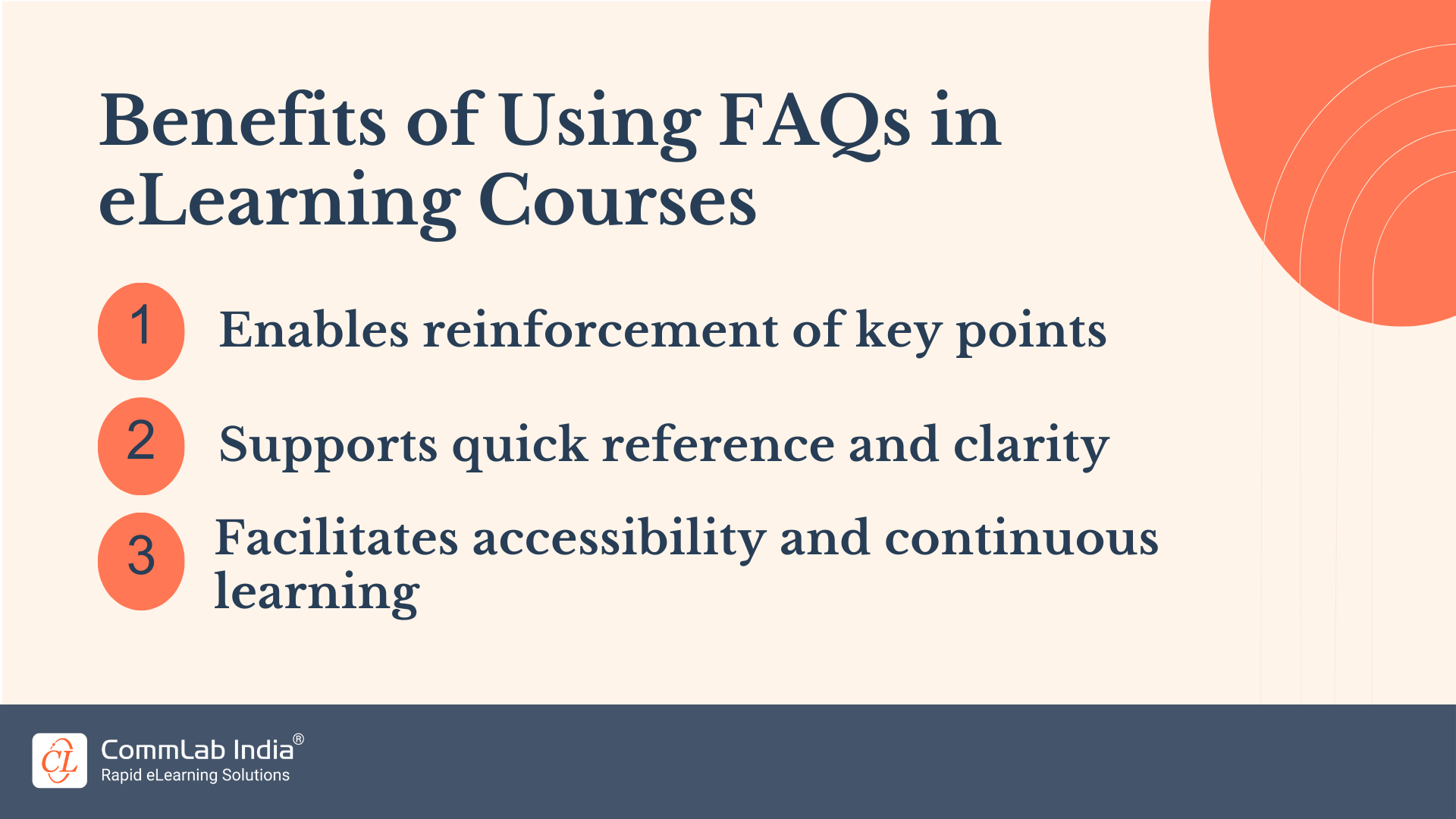 eLearning Interactivities Benefits of Using FAQs in Training Courses