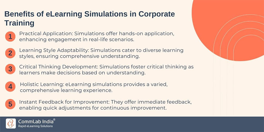 Benefits of eLearning Simulations in Corporate Training