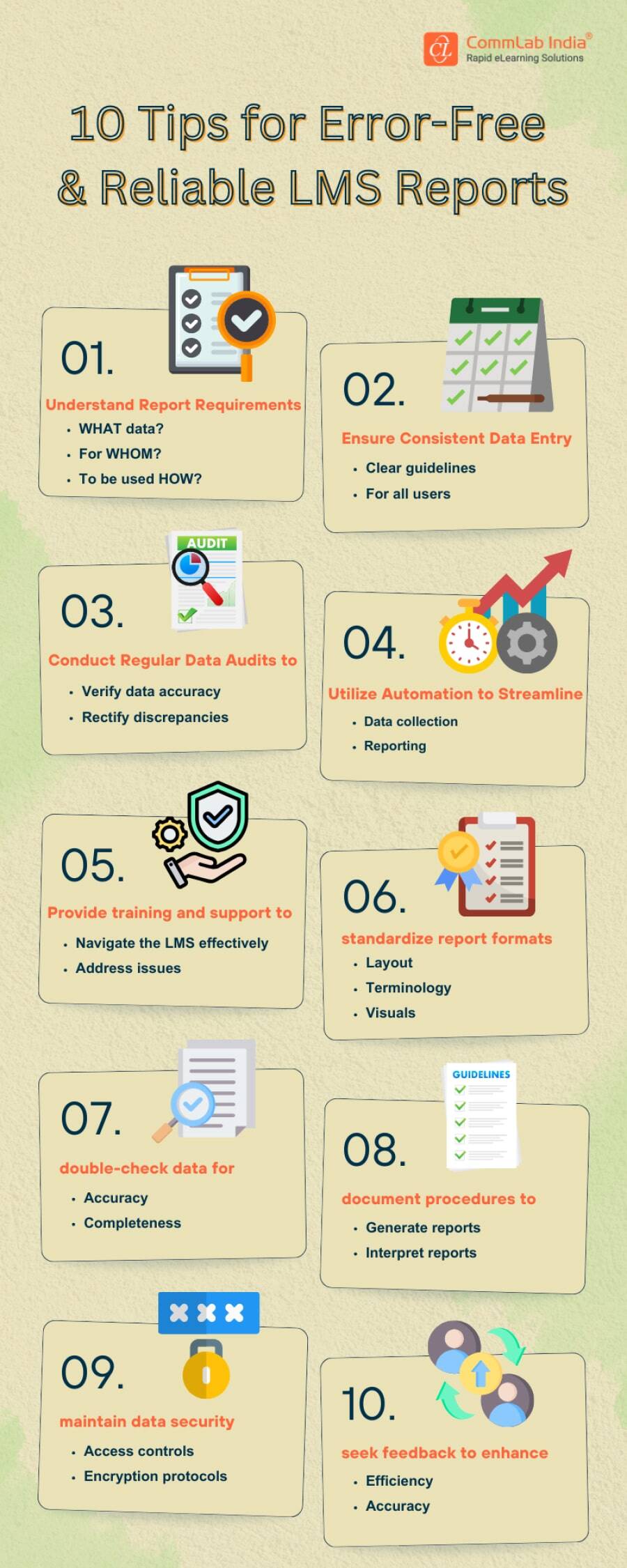 Tips for Error-free and Reliable LMS Reports