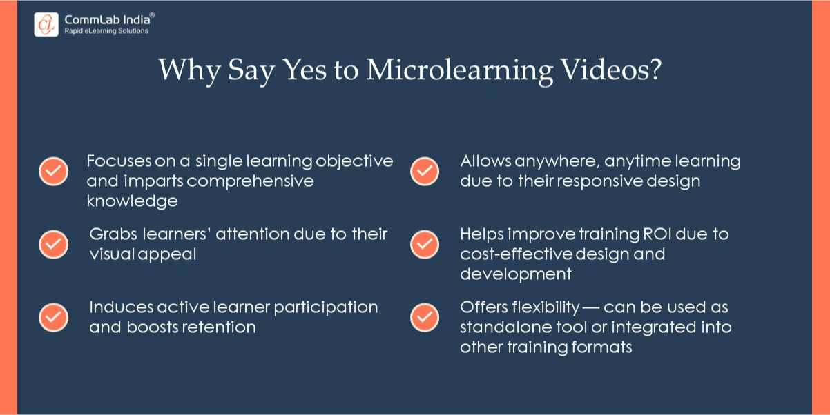 6 Reasons to Say Yes to Microlearning Videos