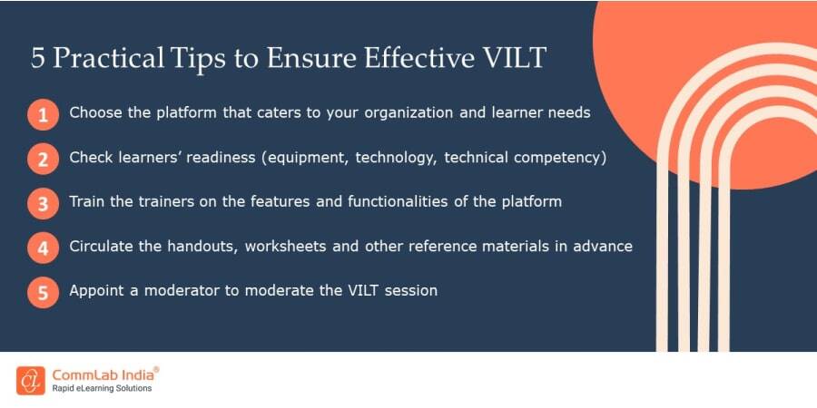 Practical Tips to Ensure Effective VILT