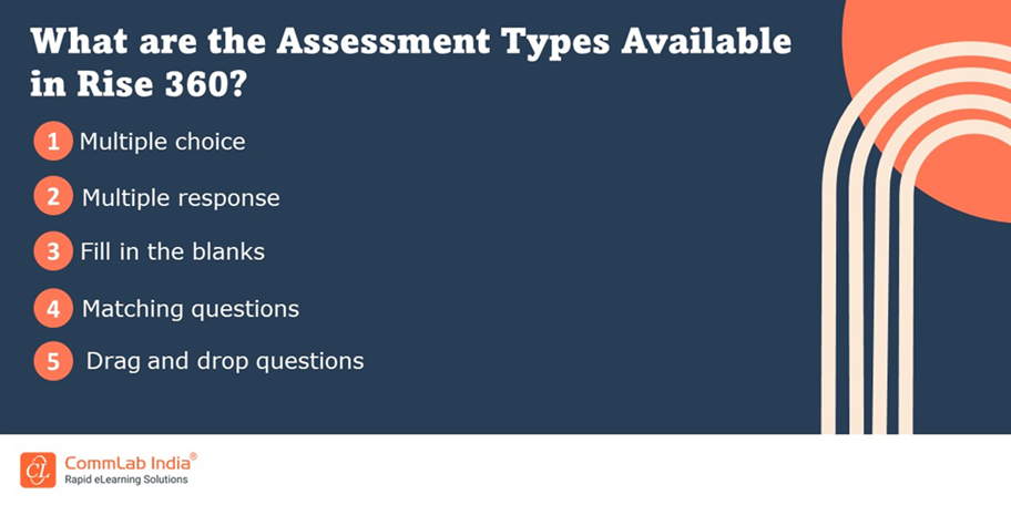 What are the Assessment Types Available in Rise 360