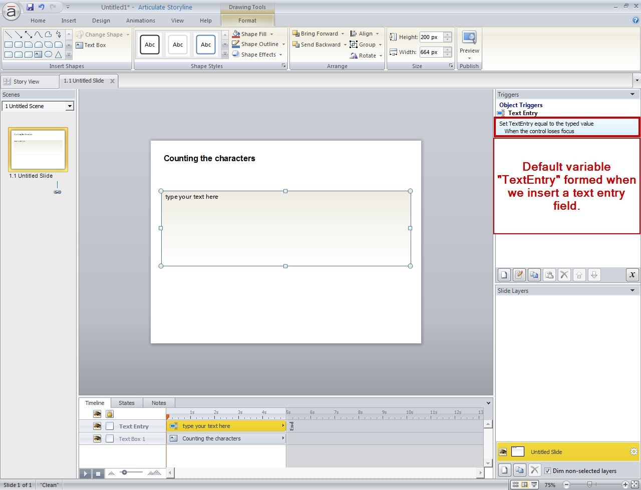 Counting The Number of Characters in Text Entry Field in Articulate ...