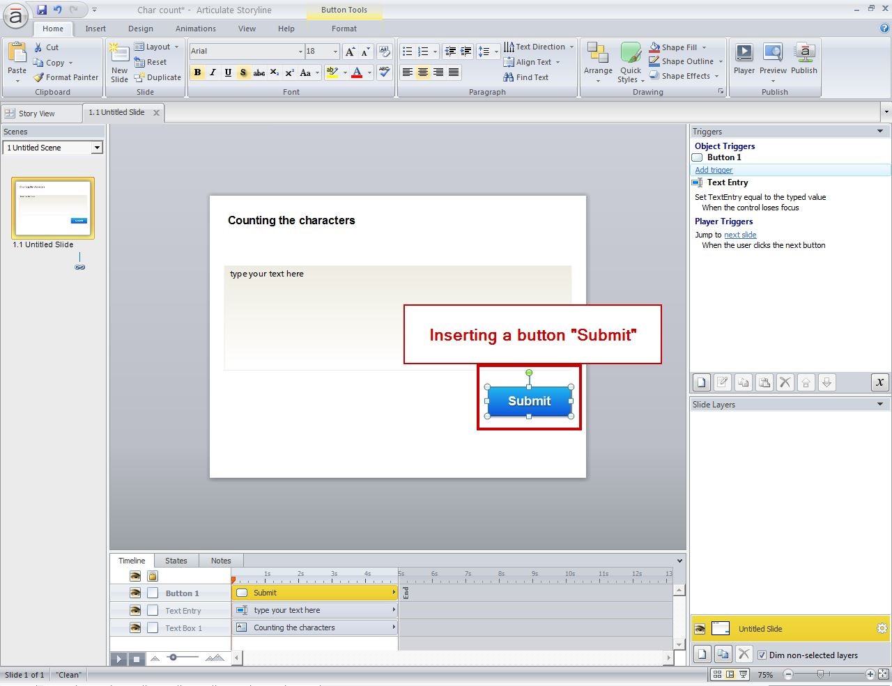 Counting The Number of Characters in Text Entry Field in Articulate ...
