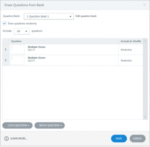 How to Display the Composite Results of all the Question Banks in ...