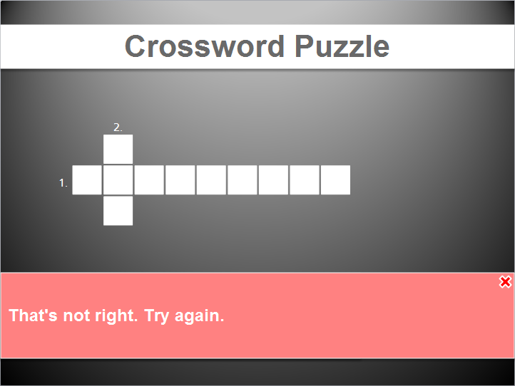 How to Create a Crossword Puzzle with Articulate Storyline