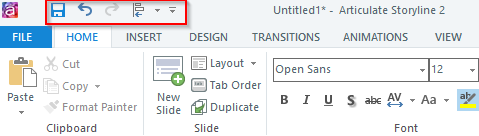 Creating Custom Shortcuts Using the Quick Access Toolbar in Articulate ...