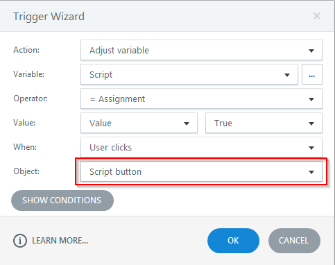 How to Enable the Script Button Throughout an E-learning Course In ...