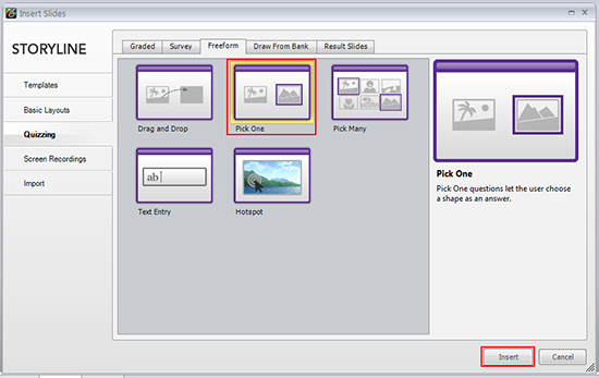 Creating Graded Multiple Blanks Assessment Type in Articulate Storyline