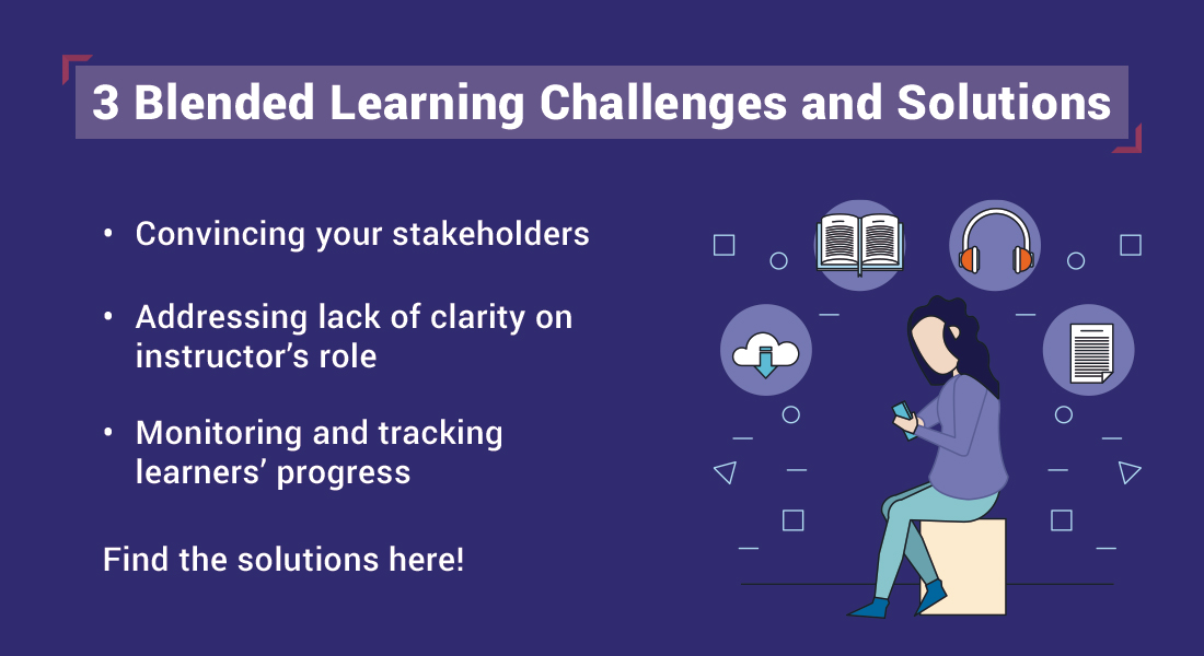 Blended Learning for Corporate Training: Overcome 3 Implementation Challenges [Infographic]