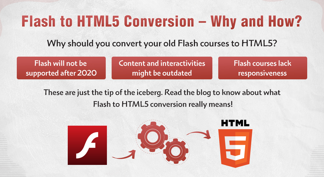  The Why & How of Flash to HTML5 Conversion to Convince Your Boss 