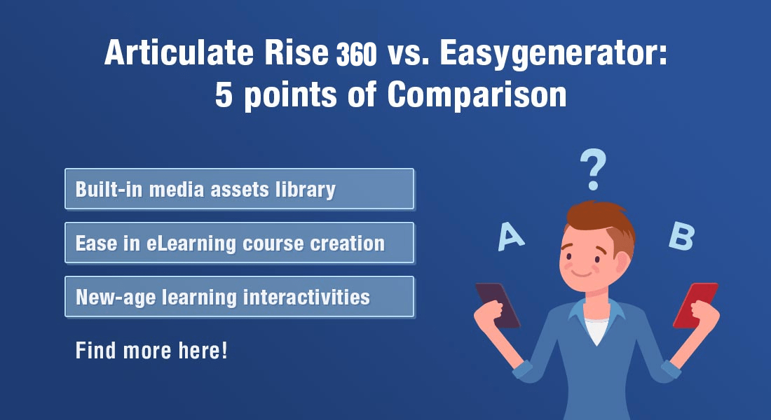 Articulate Rise 360 vs. Easygenerator: A Comparison for Rapid eLearning